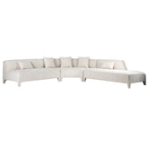 Melba Cream Upholstery L-Shape Sectional